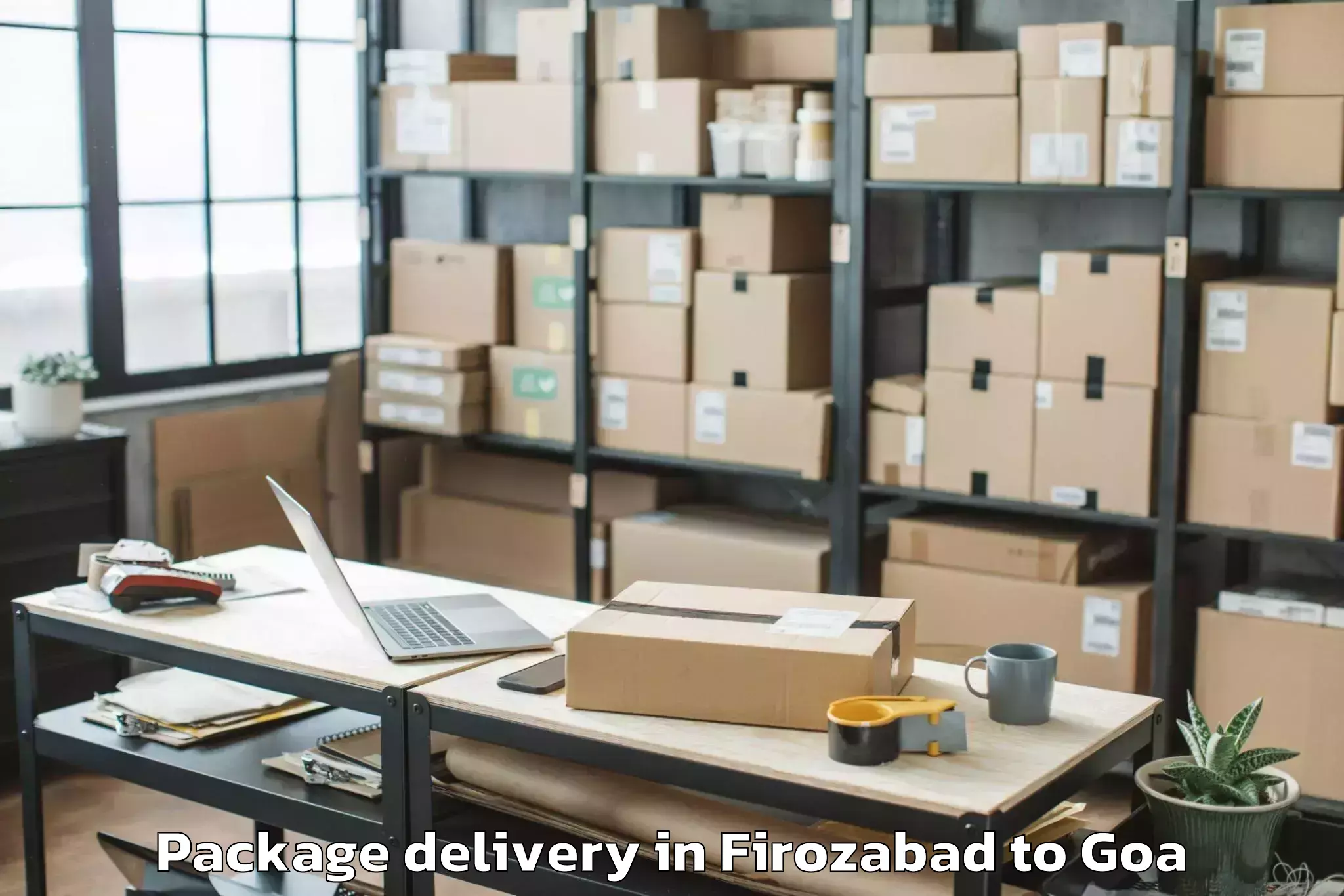 Book Firozabad to Aldona Package Delivery